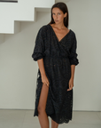 FLORENCE - BLACK Broderie Dress