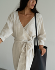 AD - NATURAL Linen Jumpsuit