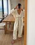 AD - NATURAL Linen Jumpsuit