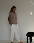 EDITH - FAWN Knit Vest
