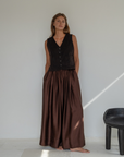 ANOUK - CHOCOLATE Corduroy Vest