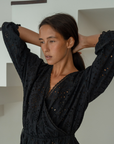 FLORENCE - BLACK Broderie Dress