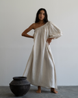 ODETTE - NATURAL Linen Gown