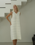 ADELE MIDI - CREAM Knit Dress