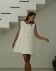 ADELE MINI - CREAM Knit Dress