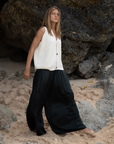 ARTHUR - CREAM Buttoned Knit Vest