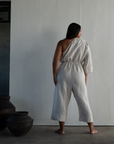 ATHENA - NATURAL Linen Jumpsuit