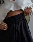 ATILLA - BLACK Linen Cascade Pant