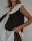 ANOUK - CHOCOLATE Corduroy Vest
