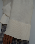 MARK - CREAM Knit Wrap Cardigan