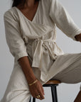 AD - Organic Pinstripe Jumpsuit