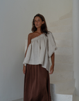 DETTE - Natural Linen Blouse