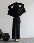 NIAS - BLACK Crop Sweater