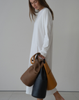 THE CYLINDER BAG - MUSTARD