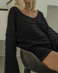 LEON - BLACK Knit Short