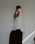 ANNE - WHITE Linen Blouse