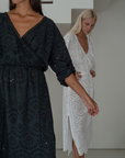 FLORENCE - BLACK Broderie Dress