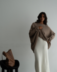 NIAMH - FAWN Oversized Knit Sweater
