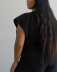 NORA - Black Knit Vest