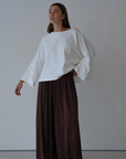 THE TEE - WHITE Jersey Oversized Shirt