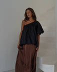 DETTE - BLACK Linen Blouse