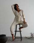 AD - Organic Pinstripe Jumpsuit