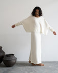 NIAS - CREAM Crop Sweater