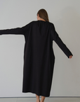 JANE - BLACK Jersey Dress