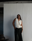 ARTHUR - CREAM Buttoned Knit Vest