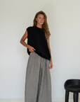 EDITH - BLACK Knit Vest