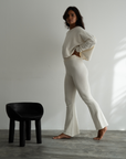 EMMETT - CREAM Knit Flairs