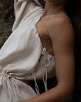 ATHENA - NATURAL Linen Jumpsuit