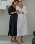 FLORENCE - BLACK Broderie Dress