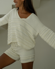 LEON - CREAM Knit Short