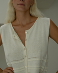 ADELE MIDI - CREAM Knit Dress