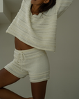 LEON - CREAM Knit Short