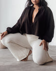 EMMETT - CREAM Knit Flairs