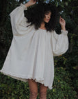 OPAL - BUTTERMILK Smock Dress