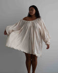 OPAL - BUTTERMILK Smock Dress