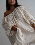 OPAL - BUTTERMILK Smock Dress