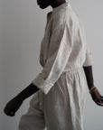 YANG - NATURAL Linen Jumpsuit
