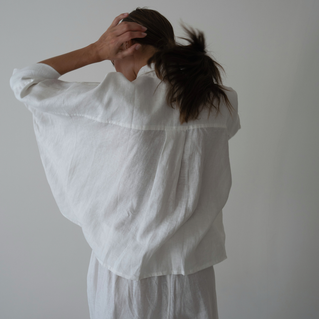 ELIZA - White Linen Shirt