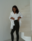 LILIANNE - WHITE Linen Blouse
