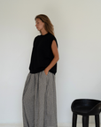 EDITH - BLACK Knit Vest