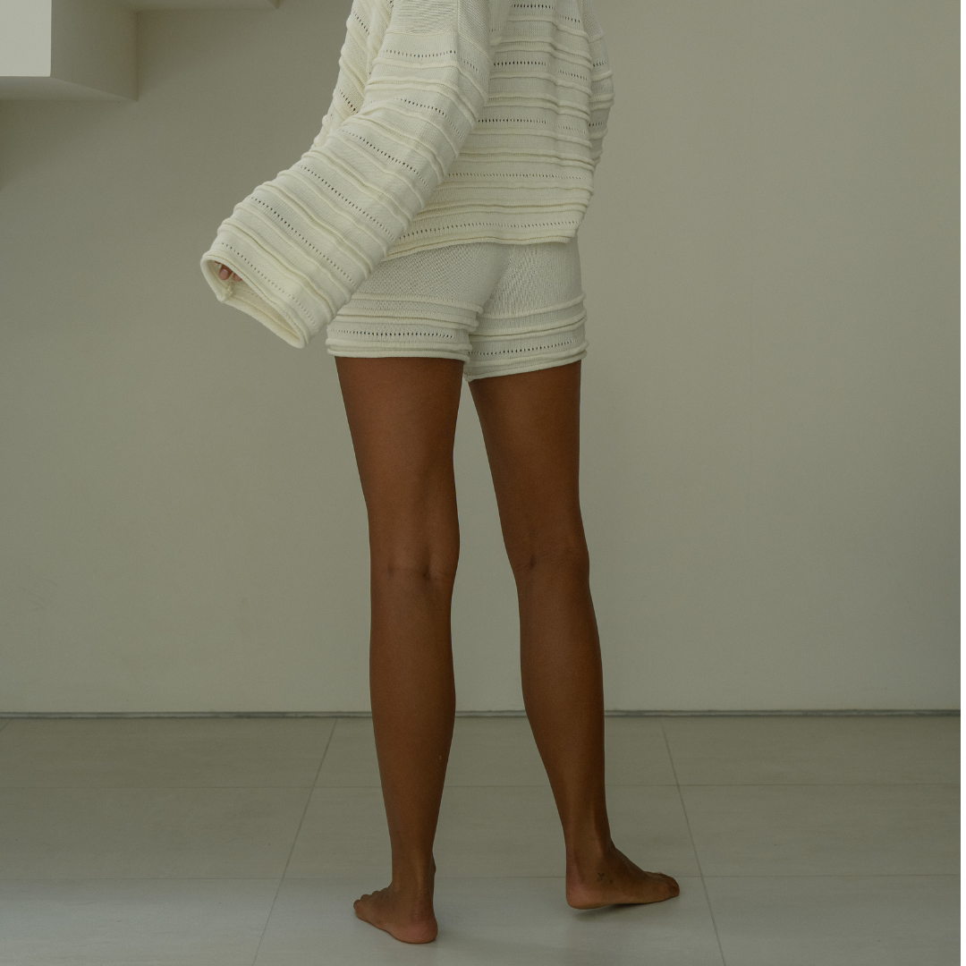 LEON - CREAM Knit Short
