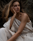 ATHENA - NATURAL Linen Jumpsuit