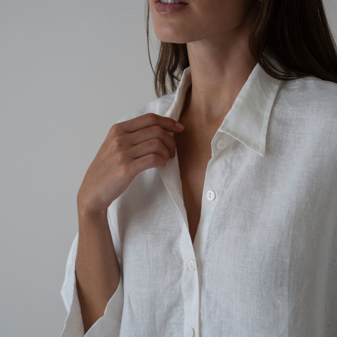 ELIZA - White Linen Shirt