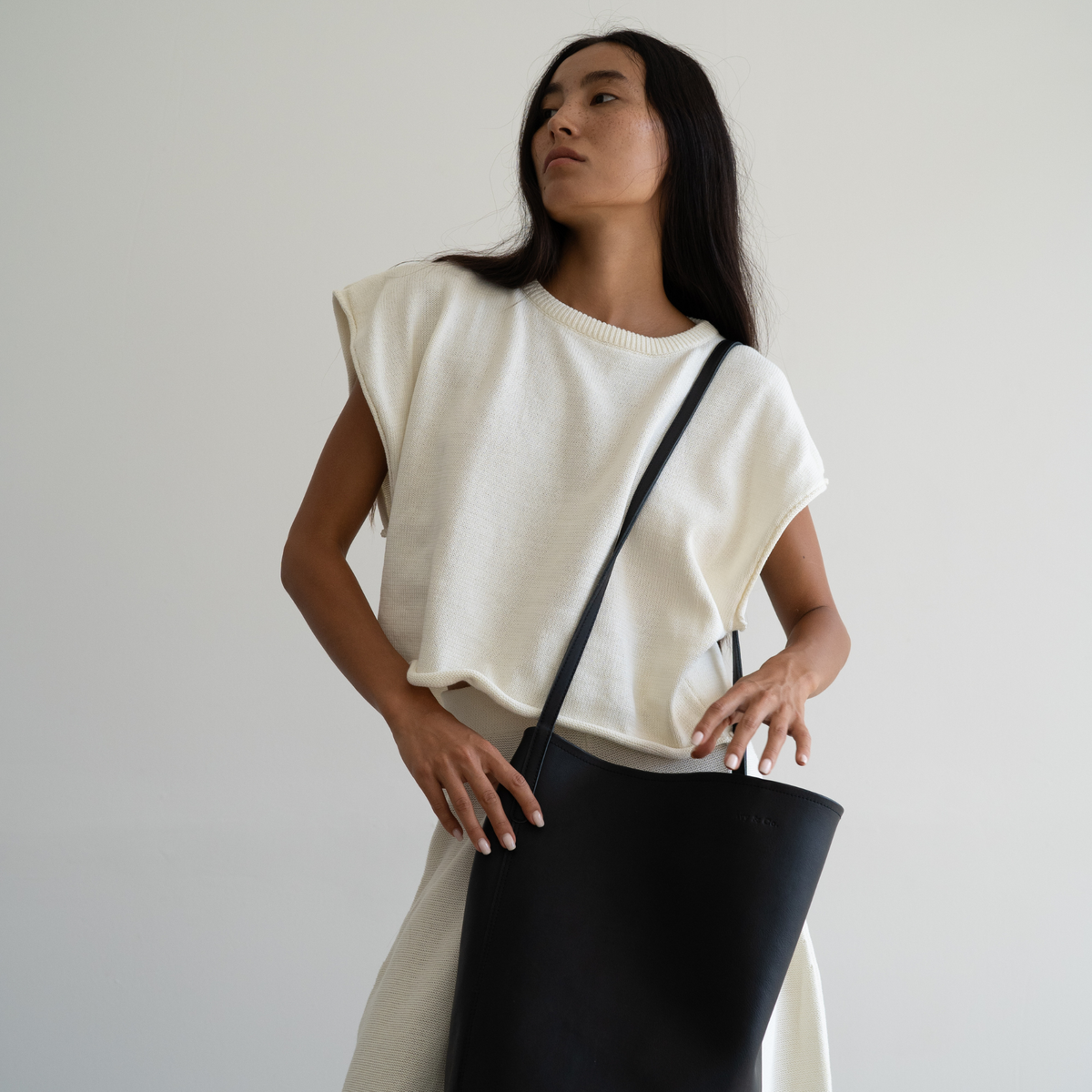 NORA- Cream Knit Vest