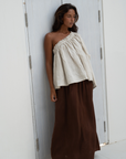 DETTE - Natural Linen Blouse