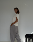 CELINE - Cream Buttoned Knit Top